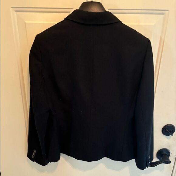 John Meyer Black One Button Blazer size 14 - Picture 2 of 5